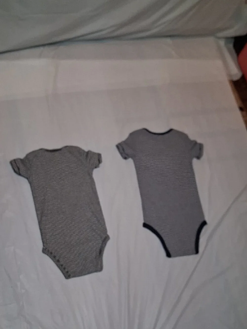 ⚾️ Carter's Baby Boys Baseball Fine-Striped Bodysuits 24M (Set of 2) ⚾️